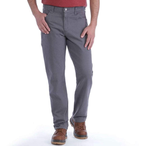 Carhartt Men's Rugged Flex Rigby Five Pocket Pant, Gravel, 36W X 30L