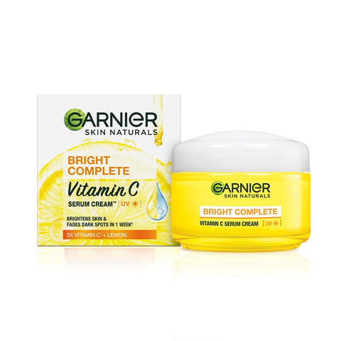 Garnier Light Complete Fairness Serum Cream, 45g with UV Protected