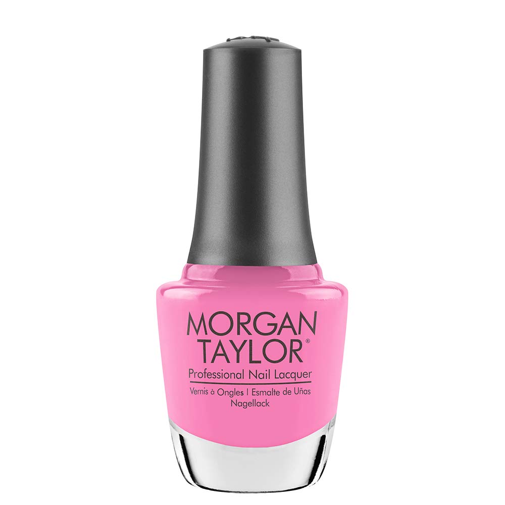 Morgan Taylor Nail Lacquer (Look At You, Pink-achu!) Hot Pink Nail Polish, Finger Nail Polish, Long Lasting Nail Polish, Pink Nail Lacquer, Finger Nail Polishes, .5 ounce