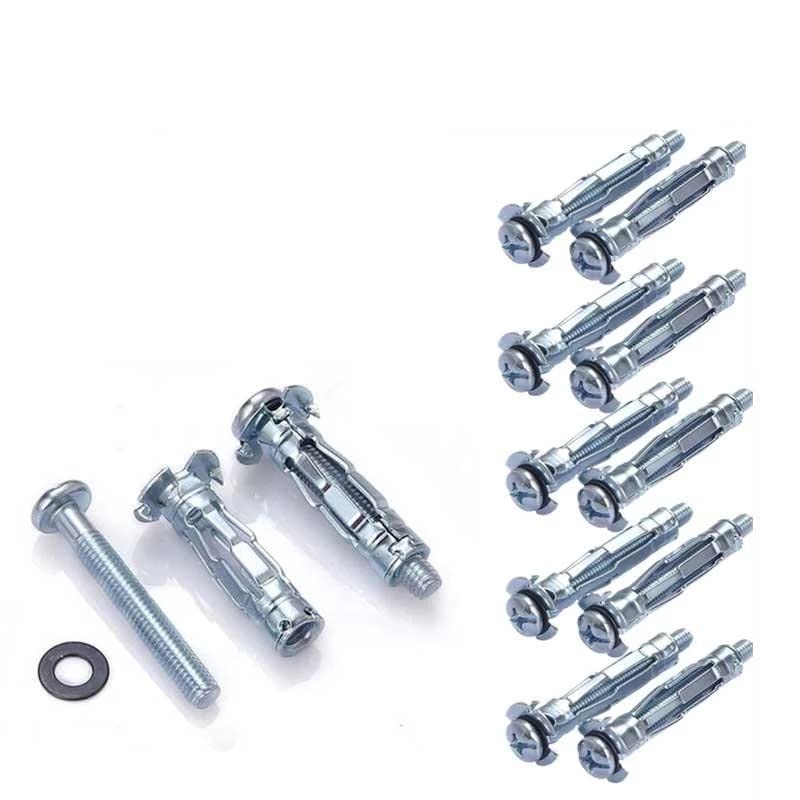 Expansion Screw,Stainless Steel Expansion Bolts, Screws, Screws,Expansion Bolts Drywall Anchor Plasterboard Cavity Plug Dowel Hollow Wall Anchor for Ceiling Expansion Screws Gypsum Board Holes (M6 X