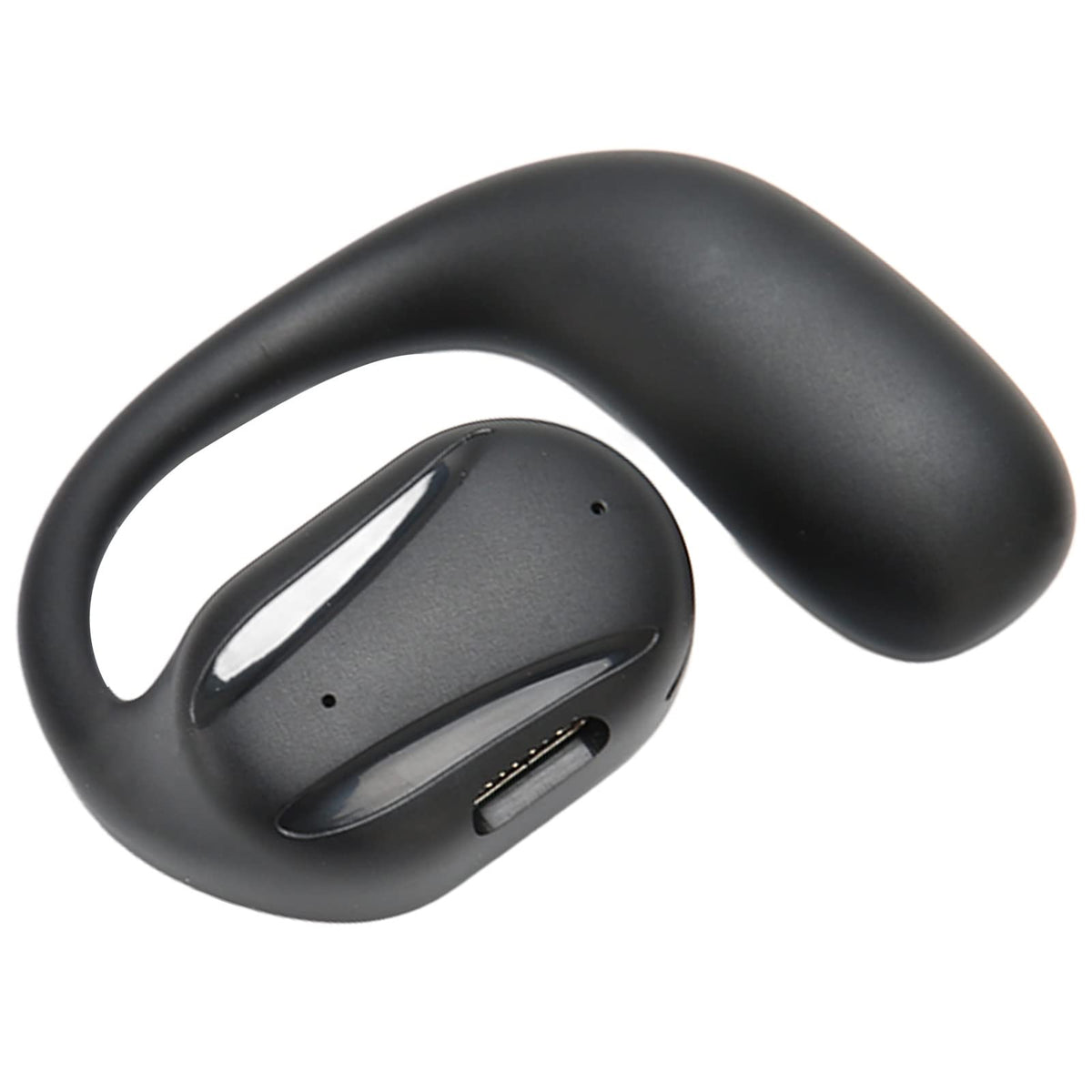 Haofy Open Ear Earbuds, Noise Reduction Ergonomic Left Ear Black Open Ear Wireless Headphones for Sports for Office