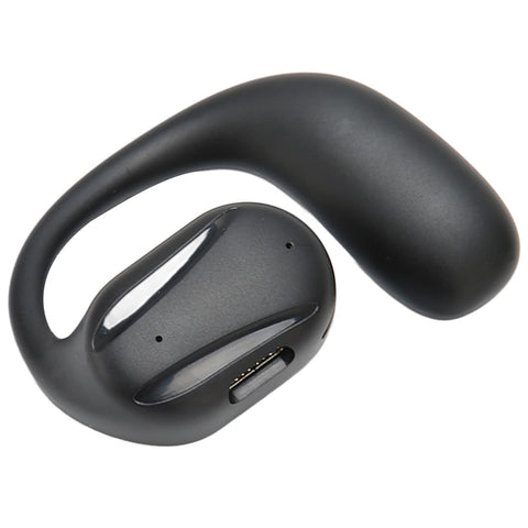 Haofy Open Ear Earbuds, Noise Reduction Ergonomic Left Ear Black Open Ear Wireless Headphones for Sports for Office