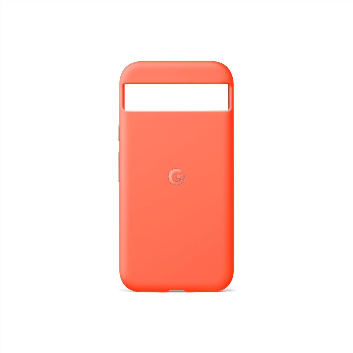 Google Pixel 8a Case - Durable Protection - Stain-Resistant Silicone - Android Phone Case - Coral