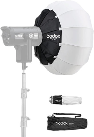 Godox CS-50T 50cm/19.6in Softbox Foldable Quick Release Lantern Softbox with Standard Bowen Mount for Studio Photography Portrait Live Stream