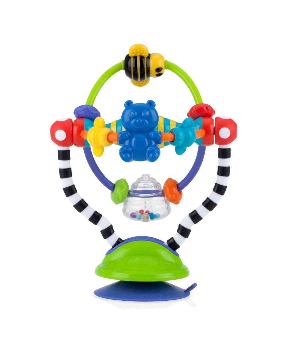 Nuby Silly Spinwheel Toy with Suction Base - Interactive High Chair Toy for Babies and Toddlers - 6+ Months