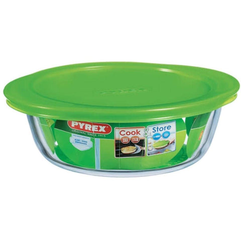 Pyrex Cook and Store 4 in 1 Round Dish 20 cm With Lid 1 Litre
