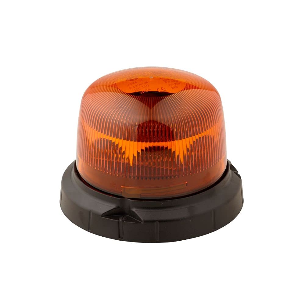 HELLA 2XD 013 979-001 LED-Strobe-type Beacon - RotaLED Compact - 12/24V - Yellow - Bolted - Cable: 150mm - Plug: Blade Terminal