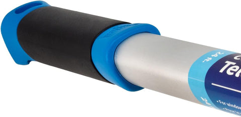 Unger Professional Connect & Clean 7Ã¢â‚¬â„¢-24Ã¢â‚¬â„¢ Aluminum Telescopic Extension Pole with Locking Cone & Quick-Flip Clamp Ã¢â‚¬â€œ Compatible with Cleaning Tool Attachments, Window Cleaning & Dusting Tool