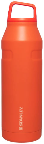 Stanley IceFlow Cap and Carry Water Bottle 50 oz | Wide Mouth Twist Lid | Lightweight and Leakproof for Travel and Sports | Insulated Stainless Steel | BPA-Free | Tigerlily