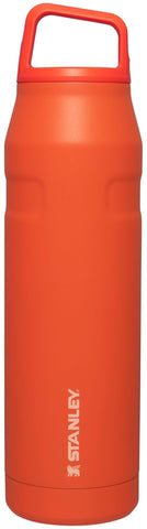 Stanley IceFlow Cap and Carry Water Bottle 36 oz | Wide Mouth Twist Lid | Lightweight and Leakproof for Travel and Sports | Insulated Stainless Steel | BPA-Free | Tigerlily