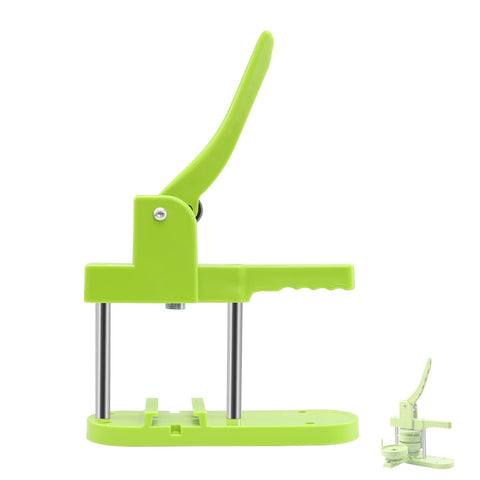MK.Bear Button Maker Machine Frame Compatible with Interchangeable Slide Rail Mold, Pin Make Machine Only Machine Frame