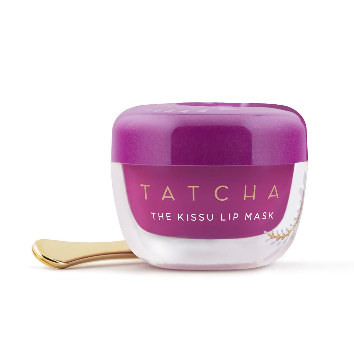 Tatcha Kissu Tinted Lip Mask | Tinted Lip Mask in Wisteria, Visibly Plumps and Softens for Lush Lips, 9.0 G | 0.32 oz