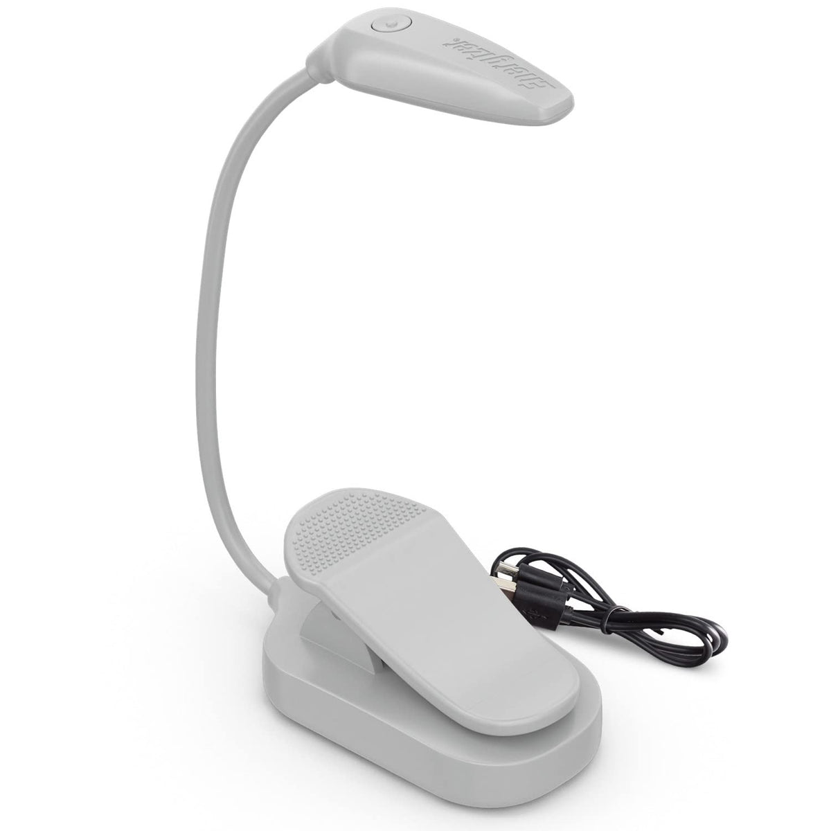 Energizer Rechargeable Book Light with Warm and Cool LED, Versatile Clip & Flexible Neck, USB Cable Included