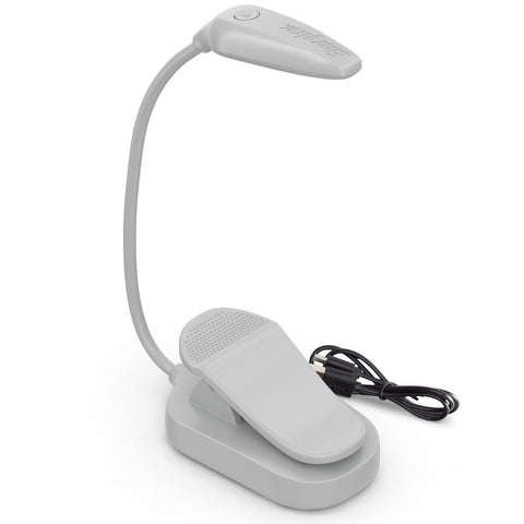 Energizer Rechargeable Book Light with Warm and Cool LED, Versatile Clip & Flexible Neck, USB Cable Included