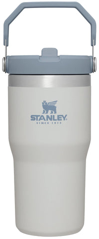 STANLEY IceFlow Flip Straw Tumbler with Handle 20 oz | Twist On Lid and Flip Up Straw | Leak Resistant Water Bottle | Insulated Stainless Steel |BPA-Free | Fog