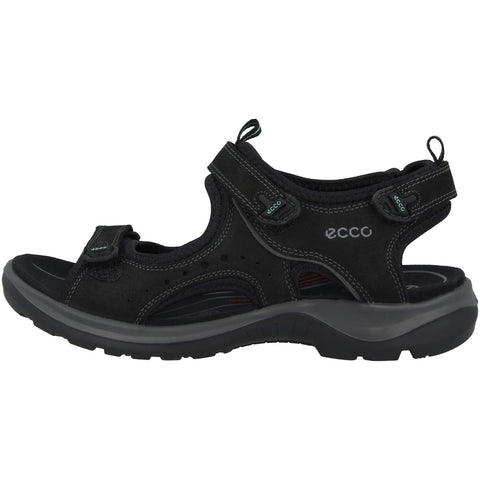 ECCO Women's Yucatan Sport Sandal, Black, 5-5.5