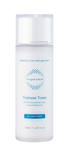 OxygenCeuticals Nutrient Toner, Hydrating Essence Toner with Hyaluronic Acid, Korean Skincare Glass Skin, 4 Ounces (120ml)
