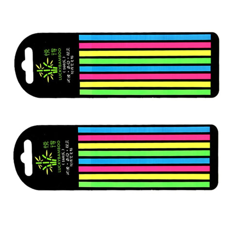 Alipis 2pcs Guided Reading Strips Colored Highlight Strips Overlay Highlighter Bookmarks Tracking Rulers Helps with Dyslexia for Children and Teaching Supplies