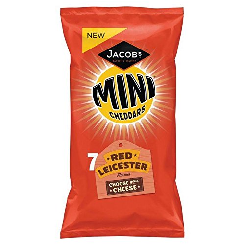 Jacob's Mini Cheddars Red Leicester 7 pack - 7 x 25g (0.39lbs)