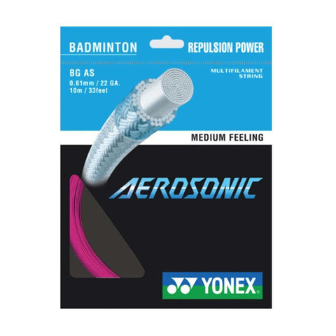 YONEX Aerosonic Badminton String Pink