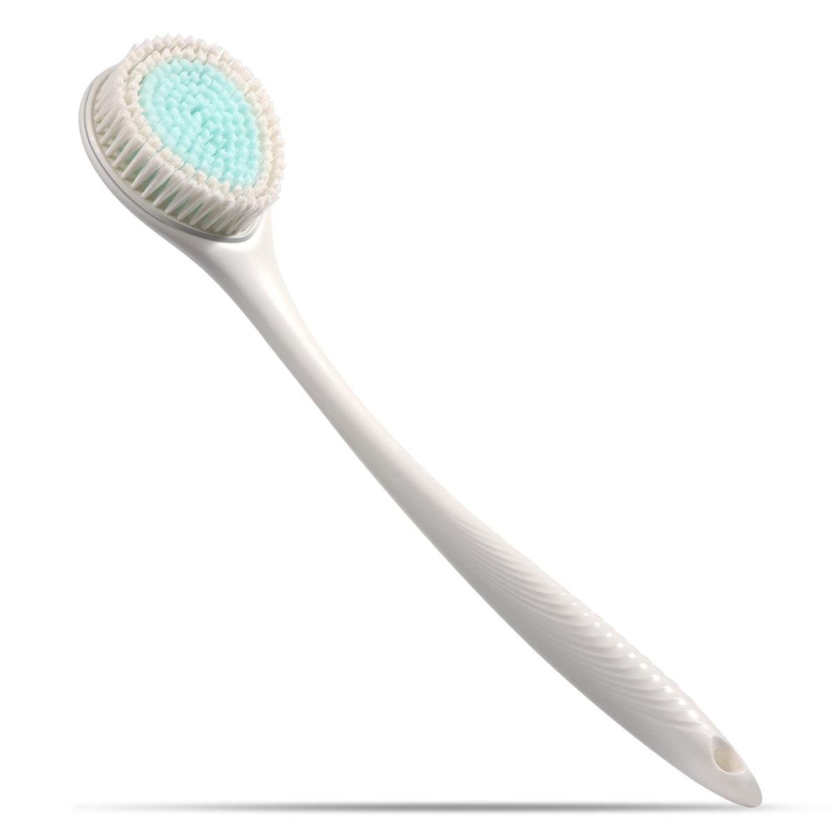 Brencco Body Brush with Long Handle, Shower Brush with Textured, Body Brush for Skin Cleaning