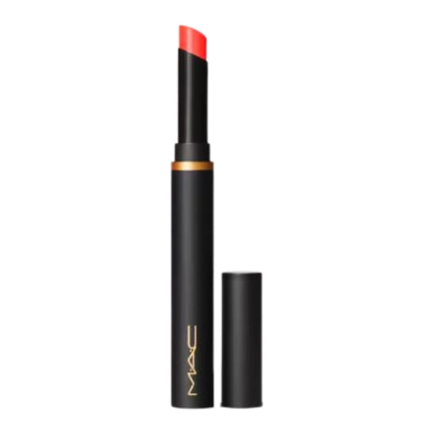 MAC Powder Kiss Velvet Blur Slim Stick Lipstick - 896 Hot Paprika (Bright Vivid Orange)