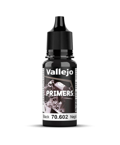 Vallejo Acrylic Polyurethane, 17ml, Black Primer