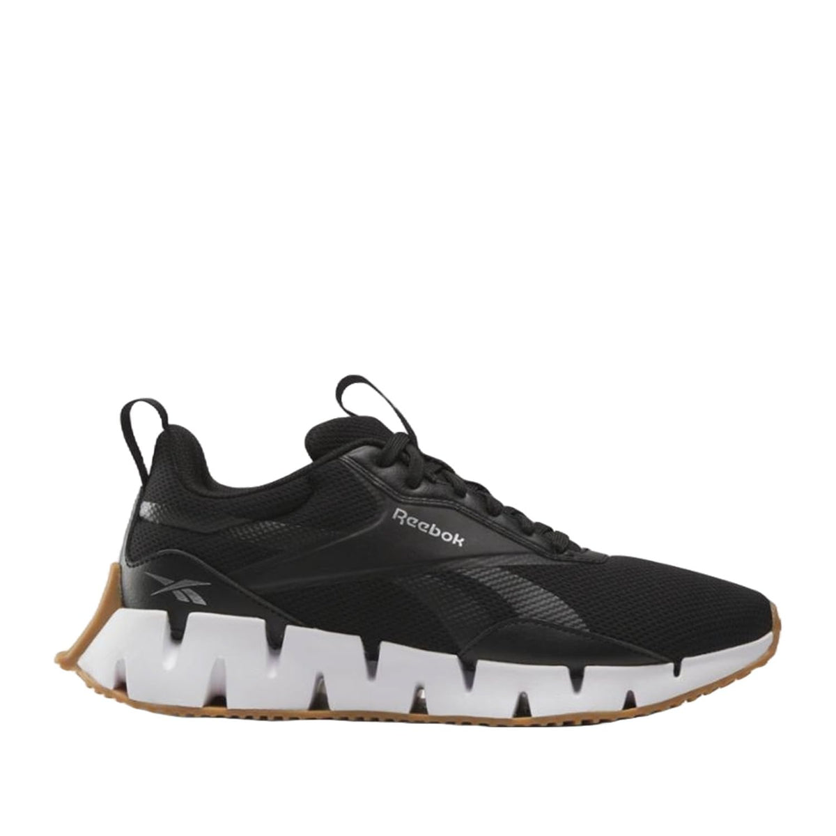 Reebok Women's Zig Dynamica Str Sneaker, Core Black/Footwear White/Silver Metallic, 6