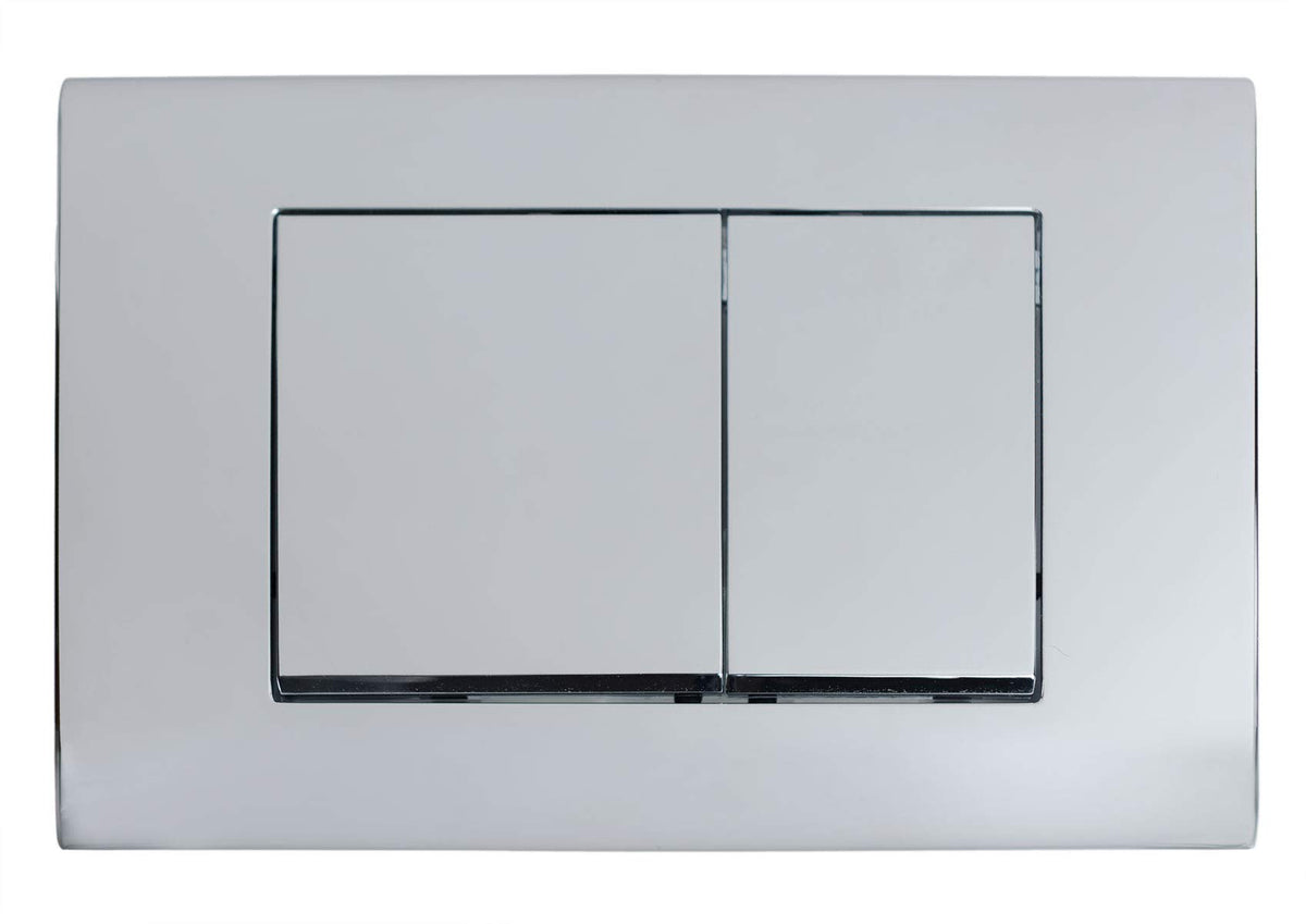 UVO Chrome Square Flush Plate ABS Plastic - Please Read Full Description!! - Compatible only with Sigma Range of Geberit cisterns 109.309.005-109.792.00.1-111.383.00.5