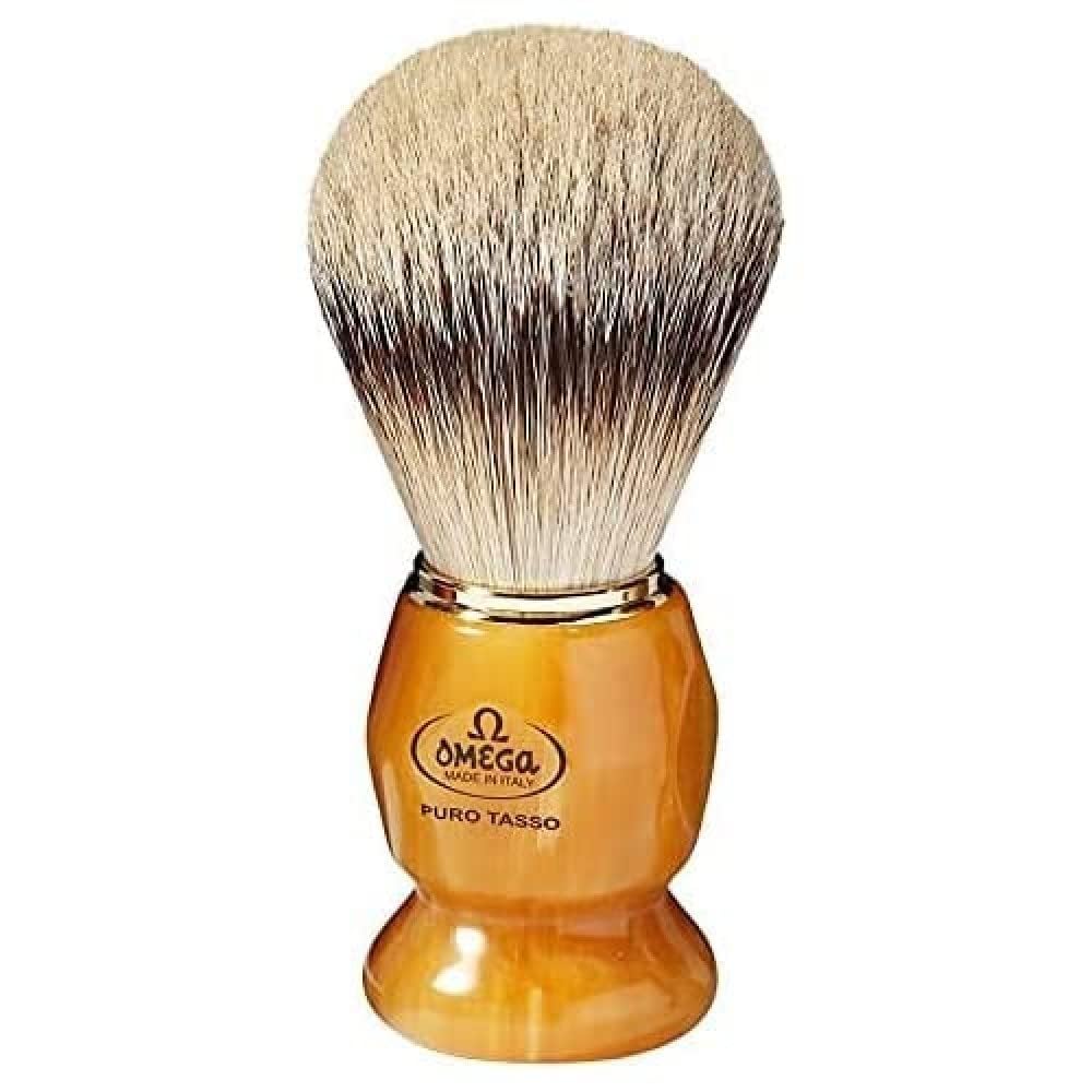 Omega 617 White Badger Shaving Brush, one Size, EstÃ¡ndar