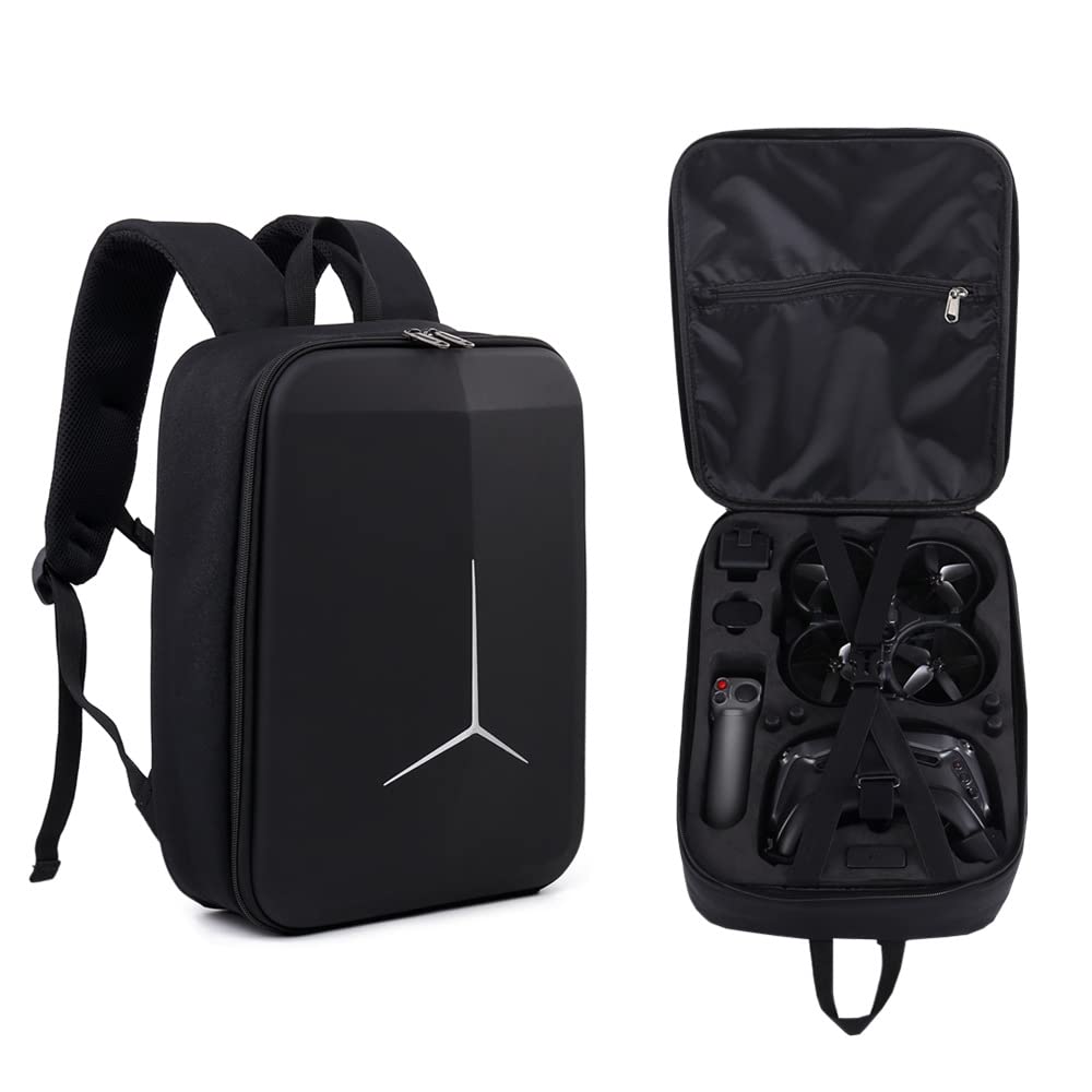 Drone Backpack Carrying Case Organizer for DJI AVATA,Travel Shoulder Bag Handbag for Drone Accessory,Shock-Absorbing, Black, hyt-181