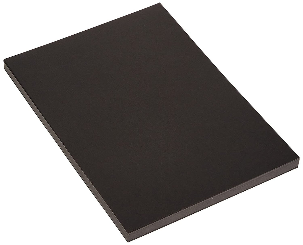 House of Card & Paper A4 Black Card - 220GSM 50 Sheets Per Pack, HCP2208