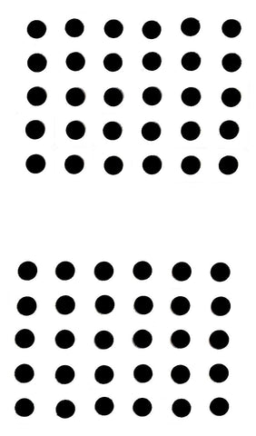 Generic Multisize Indian Daily Use Forehead Bindi Round Dot Tattoo Body Black Velvet Dot Bindi Tattoo Stickers Adhesive Body Bindi Forehead Stickers face Jewelry Indian Daily Use for Women (2 mm)