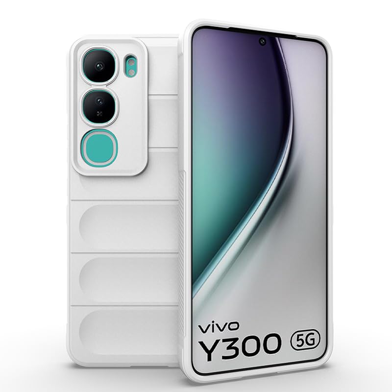 LIUZIHAN Case for vivo V40 Lite. Soft Silicone Sleeve Design, Shockproof and Durable, Cover Case for vivo V40 Lite.(White)