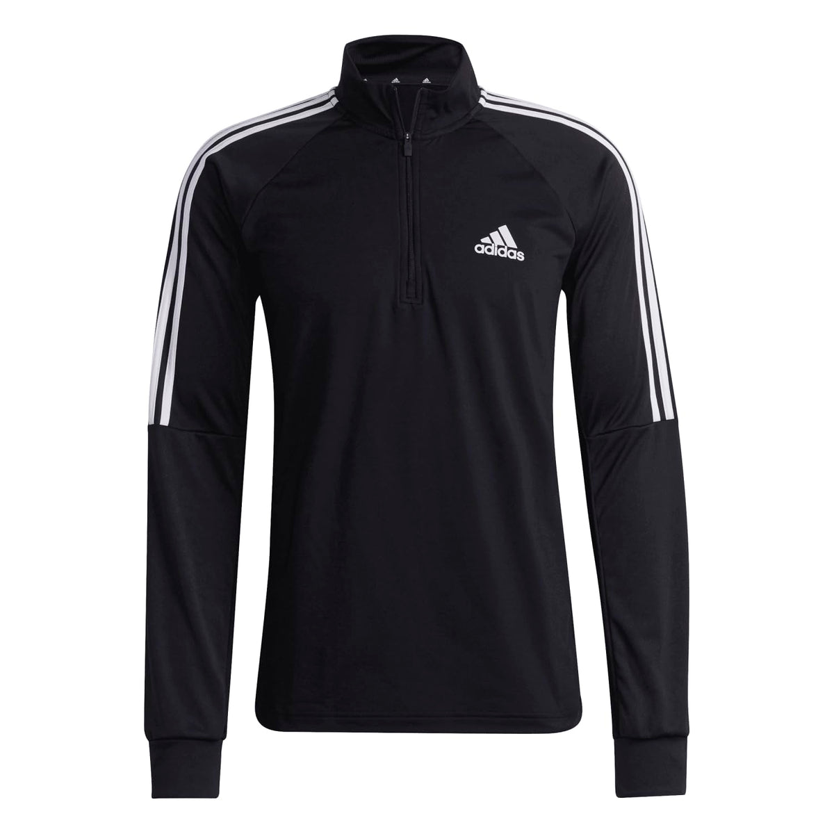 adidas Mens M Sereno 1/4 Tt Sweatshirt, Black/White, XXL UK