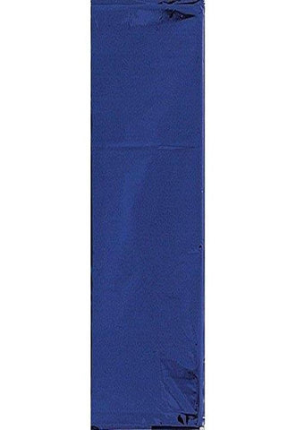 Amscan Shiny Metallic Table Cover, 54" x 100", Purple
