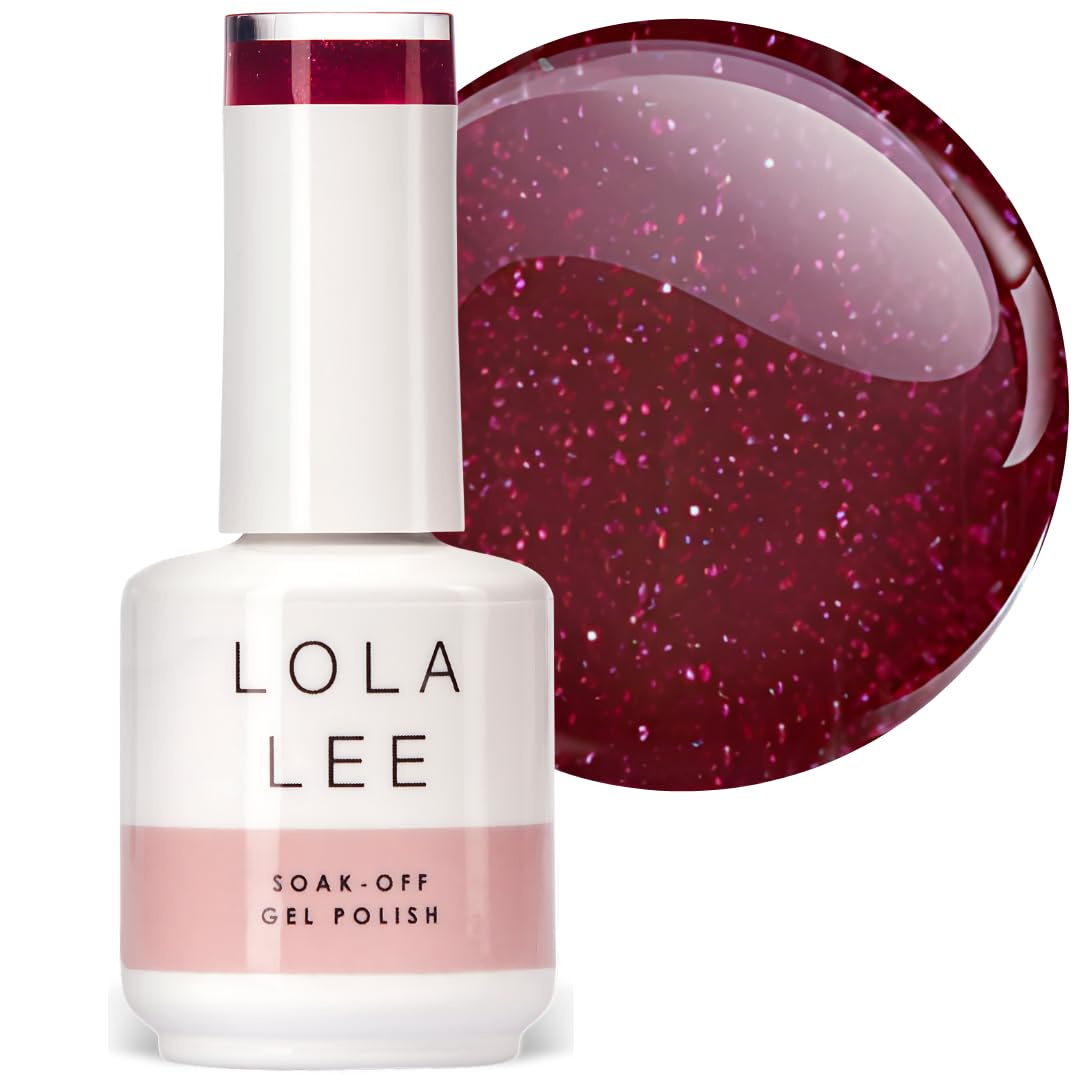 Lola Lee Gel Polish | Mood, Need Wine | GP056 | 15ml |Long-Lasting | Chip Proof | Soak-Off | Nail Art | Manicure & Pedicure | Easy to Apply |Salon and Home Use | LED UV Lamp
