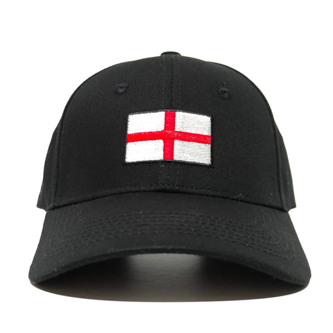 Ragetorc Unisex England Baseball Cap - England Supporters Headwear - Euro 2024 Fan (England Flag, Black)