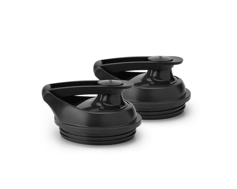 NutriBullet 2-Pack Premium to Go Lids, Small, Black