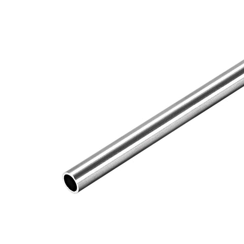 uxcell 304 Stainless Steel Round Tubing 6mm OD 0.6mm Wall Thickness 250mm Length Seamless Straight Pipe Tube