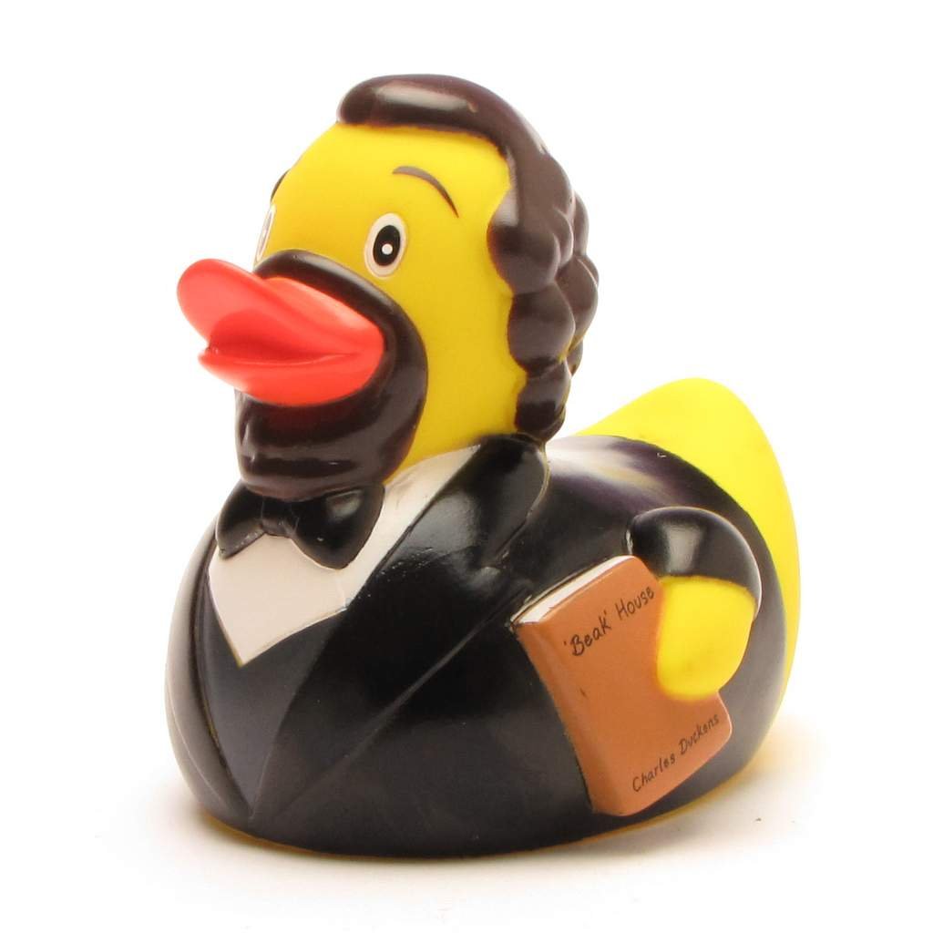 DUCKSHOP I Charles Dickens Squeaky Duck I Bath Duck
