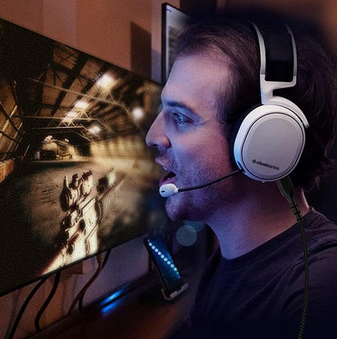 Coyktonty Replacement Headphone Cable Nylon Braided Gaming Headset Cable Extension Cord Line for SteelSeries Arctis 3, Arctis Pro Arctis 5, Arctis 7, Arctis Pro,Headphone Accessories