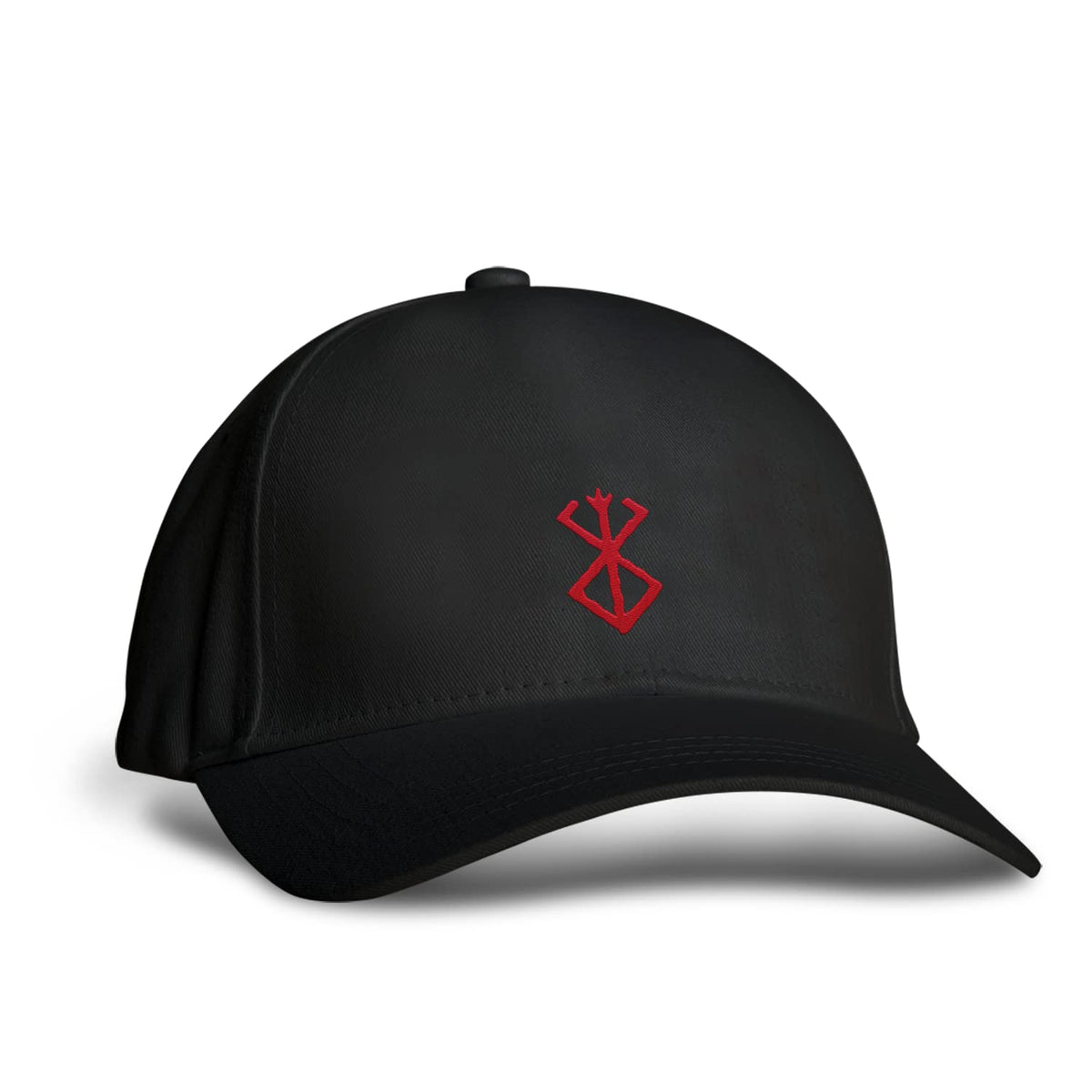 SMARTYPANTS Brand of Sacrifice Berserk Cap Sports Hat - Anime Manga Japanese Japan Guts Hawk Demons Apostles Logo Symbol TV Show Cartoon Athletic Outdoor Gift Present (One Size, Black Prime)