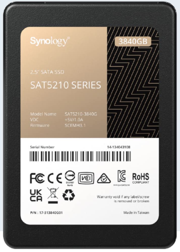 Synology SAT5210 3840GB 2.5" SATA SSD