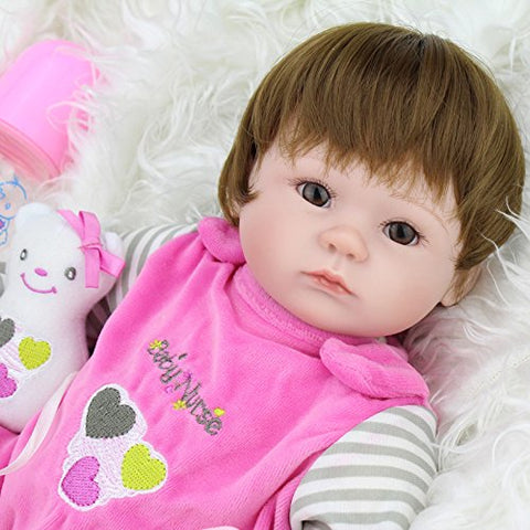 TERABITHIA 16inch Rare Truly Collectible Soft Reborn Baby Boy Girl Dolls Look Real