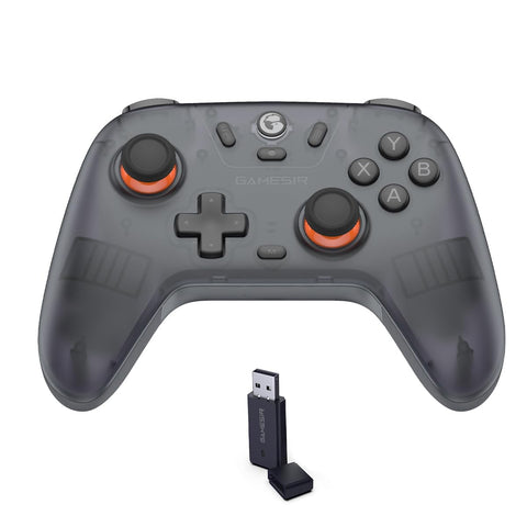GameSir Nova Lite Wireless Controller - 2.4G & Bluetooth Gamepad for Windows PC, iPhone, Android, Switch & Steam Deck - Hall Effect Triggers, Turbo Function, Rumble Vibration (Black)