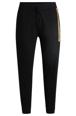 BOSS Mens Authentic Pants Black/Gold L
