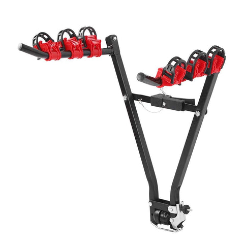Keenso Car Bicycle Carrier, Heavy Duty Steel Car Bicycle Carrierbike Rack Tow Hitch Automobile Tail Tow Mount Hanger Van Rack ride other riding other