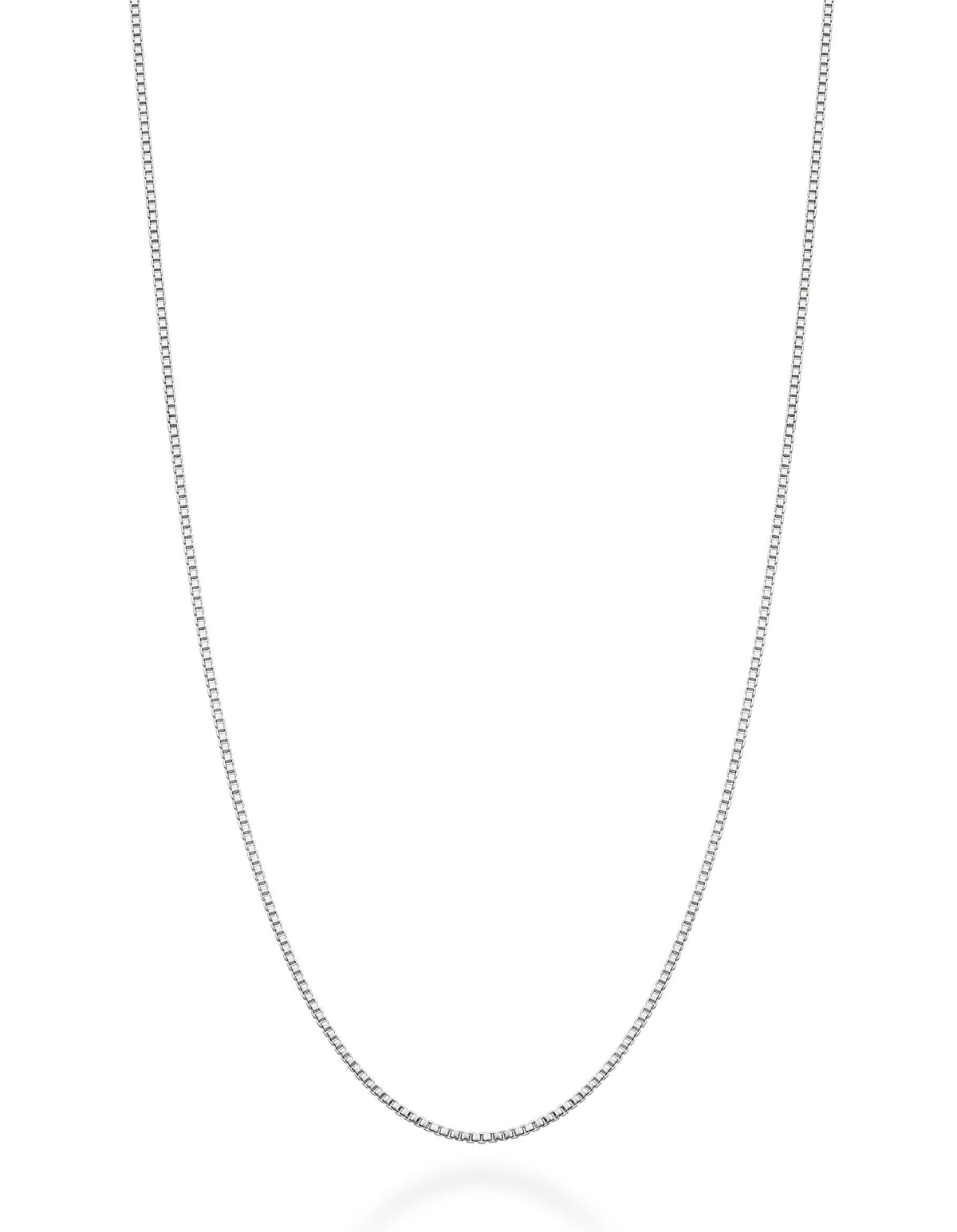 Miabella Solid 925 Sterling Silver Italian 1mm Box Chain Necklace for Women, Made in Italy (Length 26 Inches)