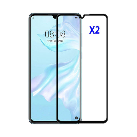 Kepuch 2 Pack Tempered Glass Screen Protector Transparent for Huawei P30